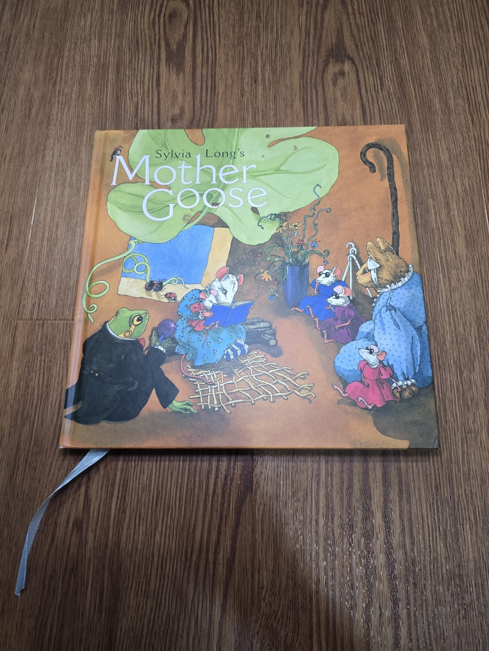 Sylvia Long's Mother Goose Picture Book - Orange Green Cover